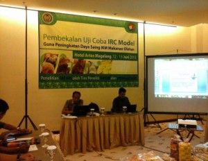 Pembekalan Uji Coba IRC Model Guna Peningkatan Daya Saing IKM