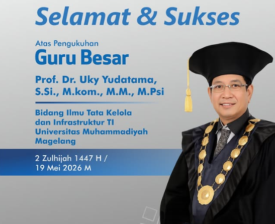 Fakultas Teknik UNIMMA Ucapkan Selamat atas Pengukuhan Guru Besar Prof. Dr. Uky Yudatama